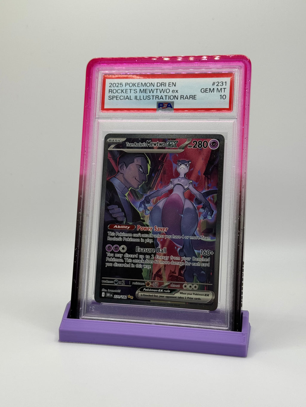 PSA Graded GUARD Card Display - Multiple Color Options