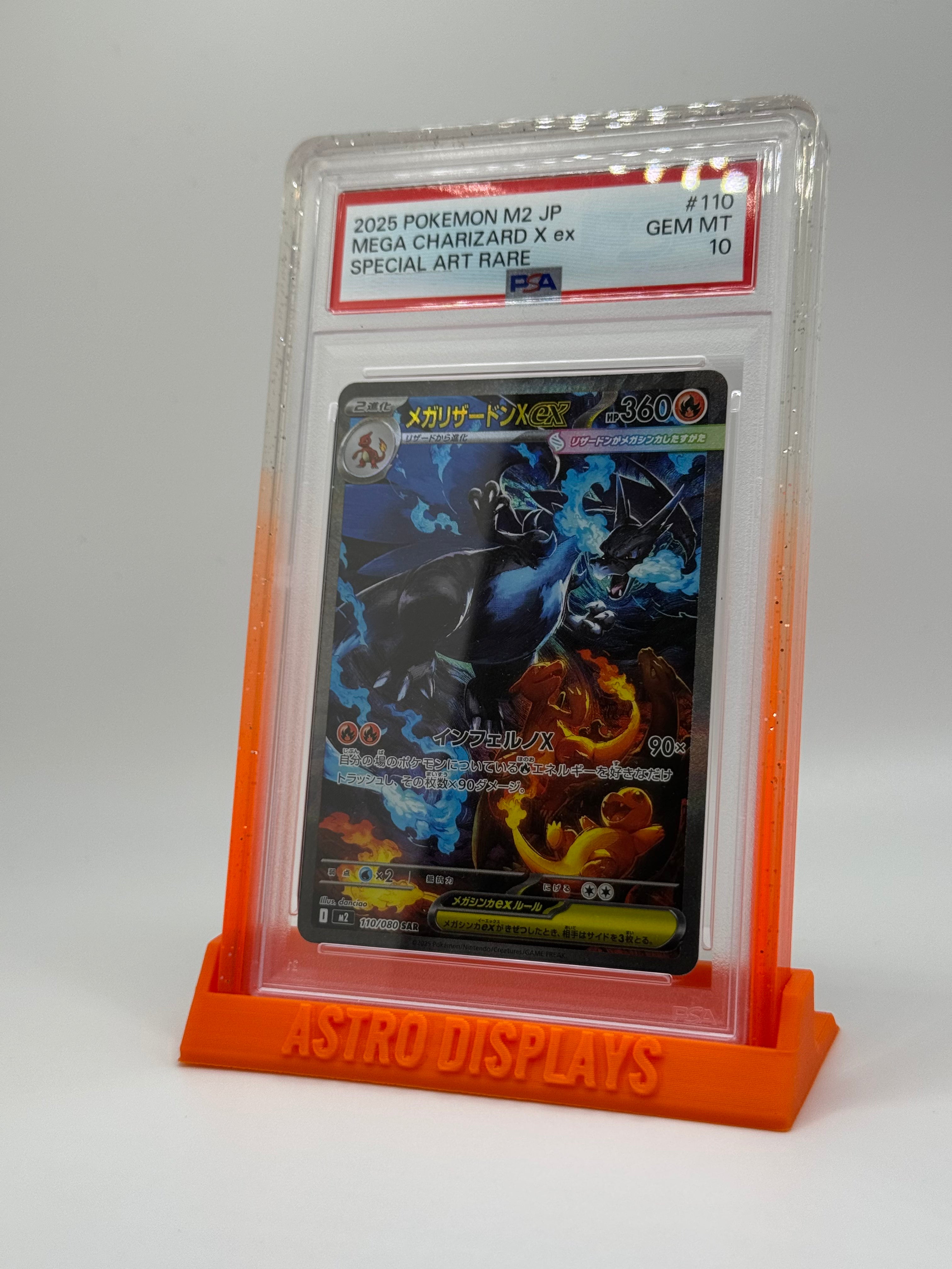 (Custom Text) PSA Graded GUARD Card Display - Multiple Color Options