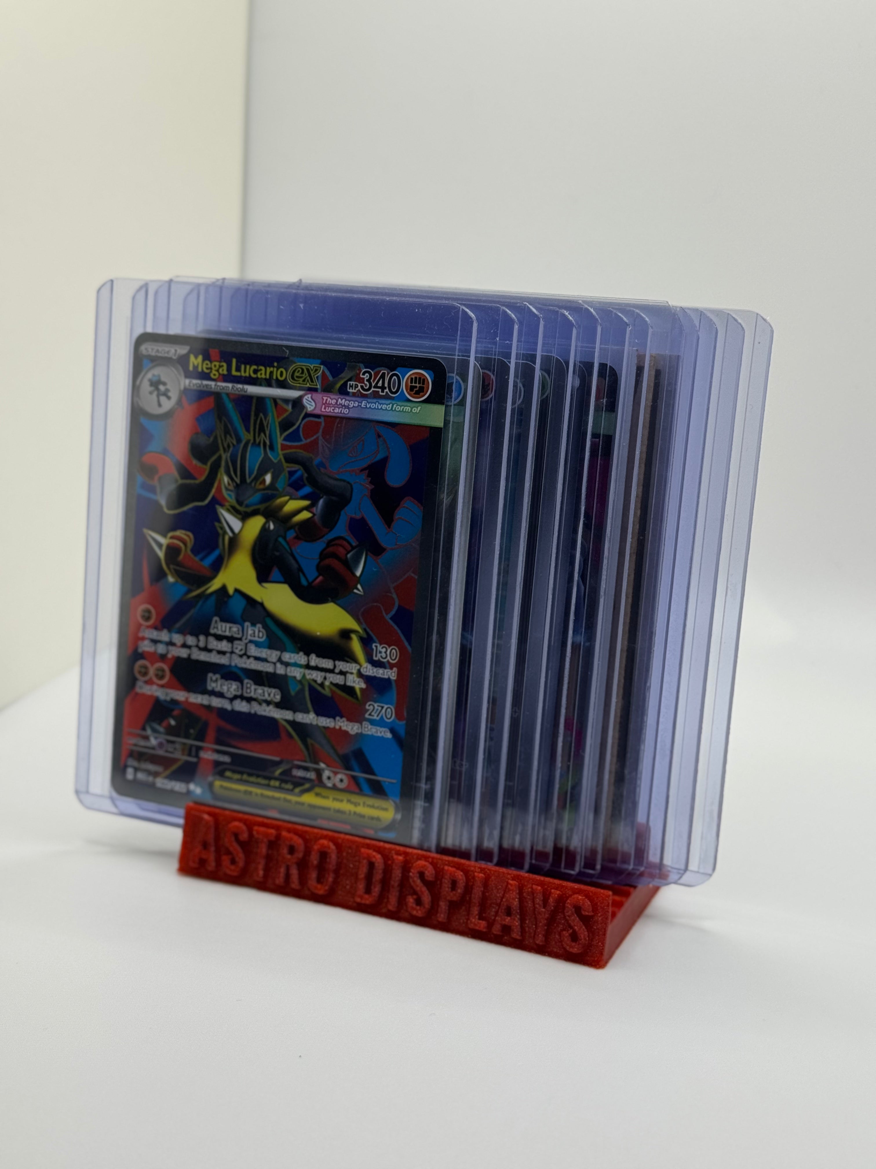 Multi-Card Streamer Display – Top Loader & PSA Ready