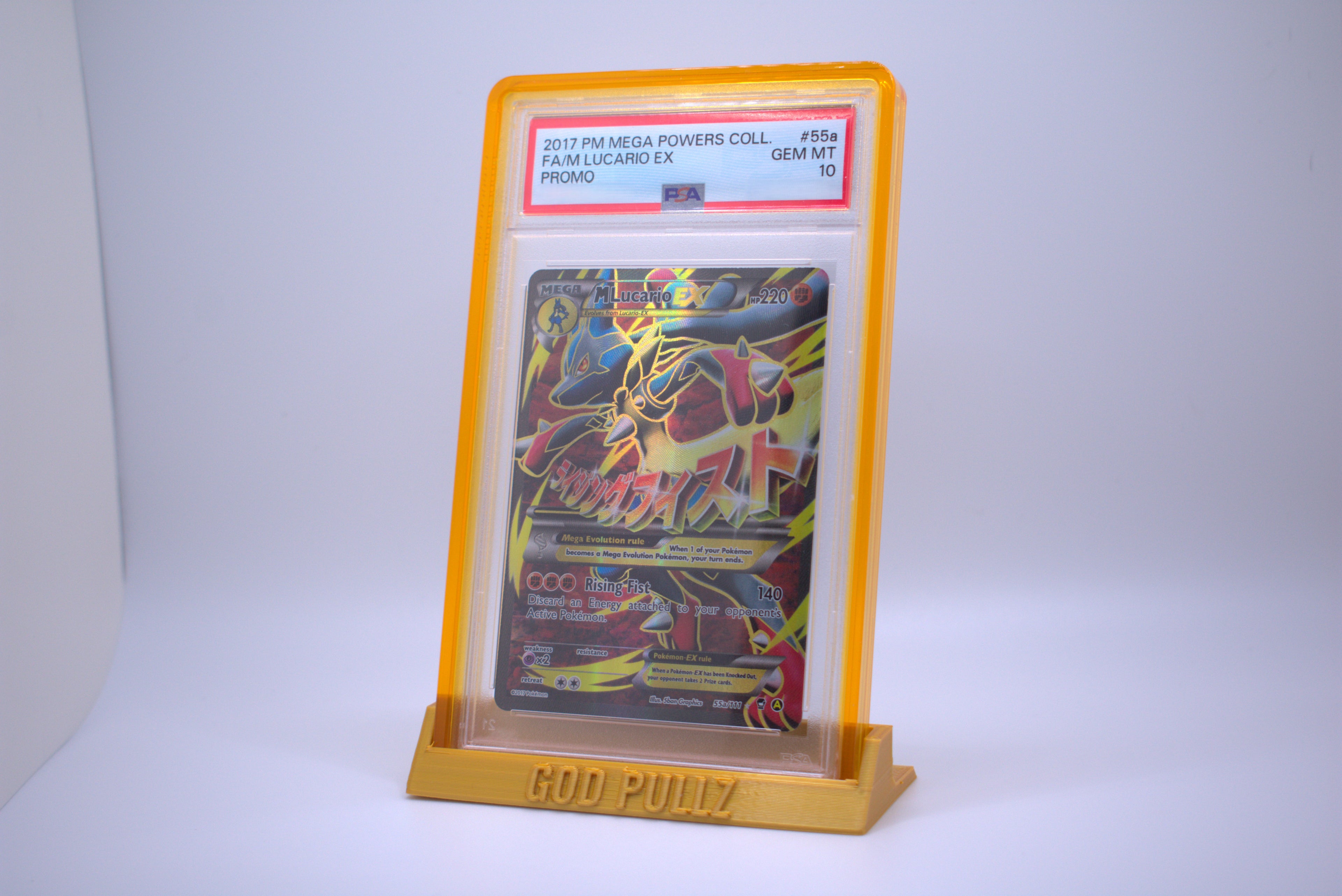 (Custom Text) PSA Graded GUARD Card Display - Multiple Color Options