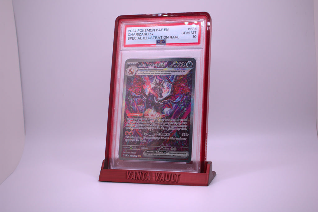 (Custom Text) PSA Graded GUARD Card Display - Multiple Color Options